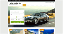 Desktop Screenshot of expresscarhire.com