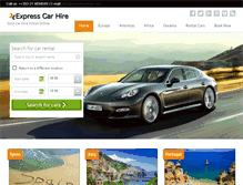 Tablet Screenshot of expresscarhire.com